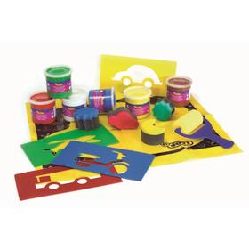 Набор красок для рисования руками с аксессуарами в чемодане, JOVI, для малышей от Сима-ленд
