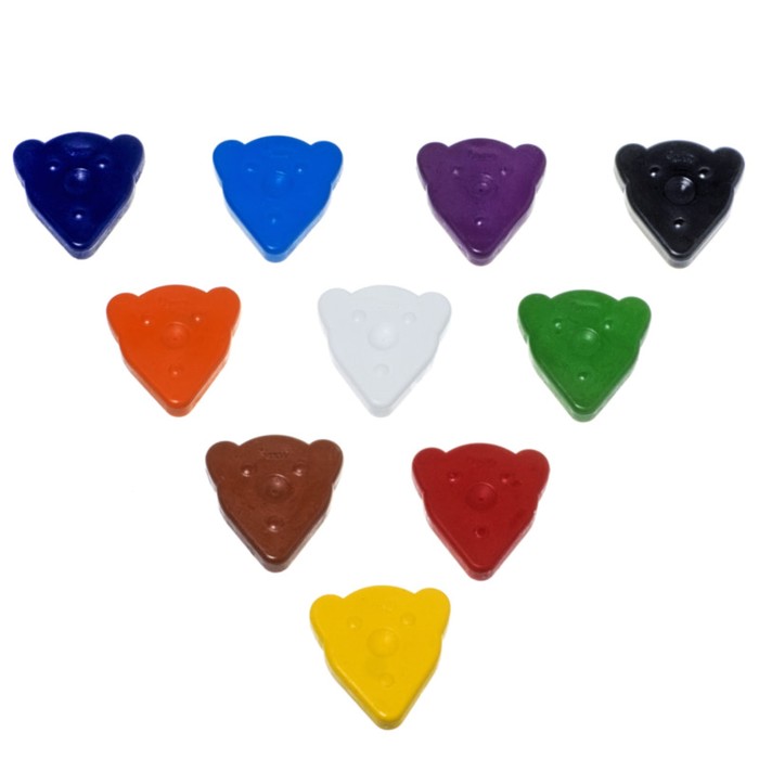 Мелки восковые 10 цветов JOVI фигурные д/малышей 566