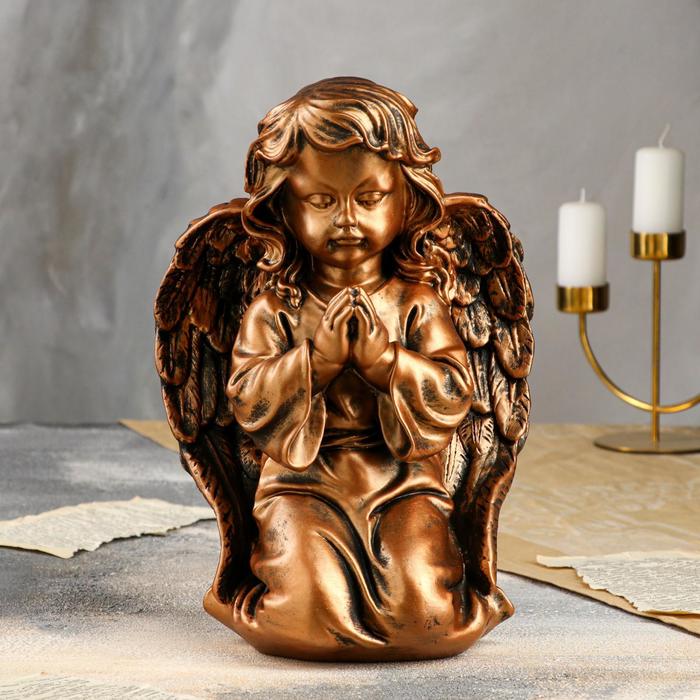 Статуэтка "Ангел большой молящийся", бронзовый