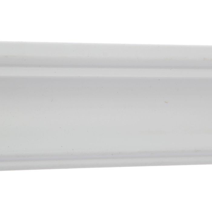 Карниз трехрядный 150 см, с декоративной планкой "Стандарт", цвет белый