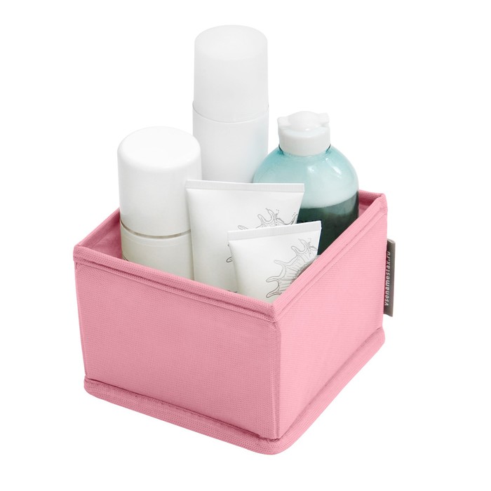 Короб для хранения, цвет розовый