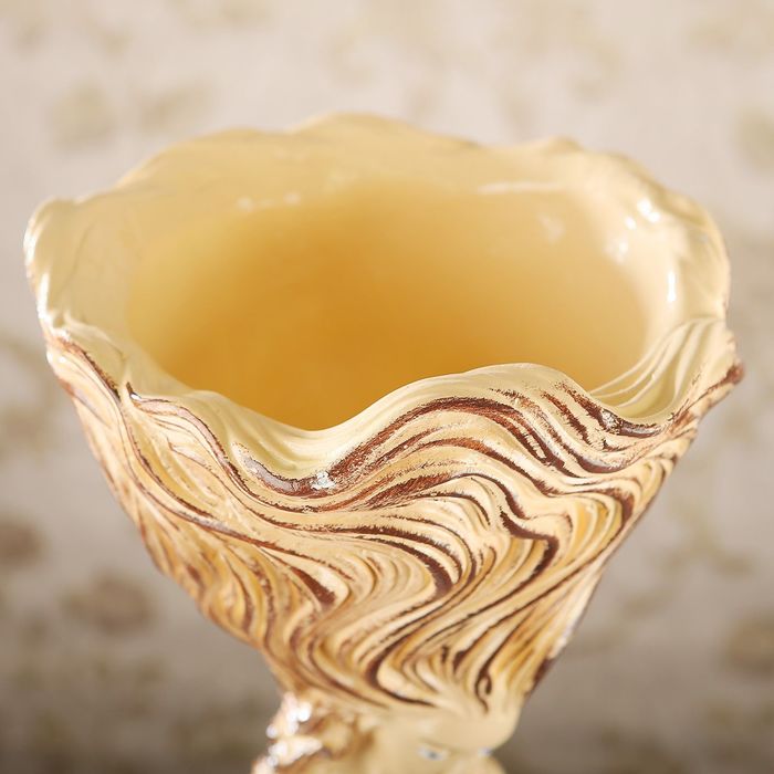 Фигурное кашпо "Лира", цветная 70 см, микс