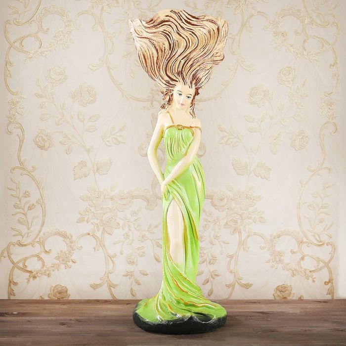 Фигурное кашпо "Лира", цветная 70 см, микс