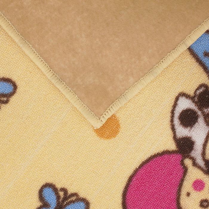 Ковер принт Жужа, размер 100х150 см, цвет бежевый, полиамид