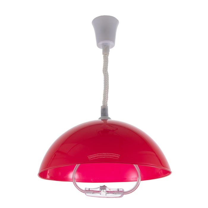 Люстра подвесная "Лаура" E27 40Вт красный