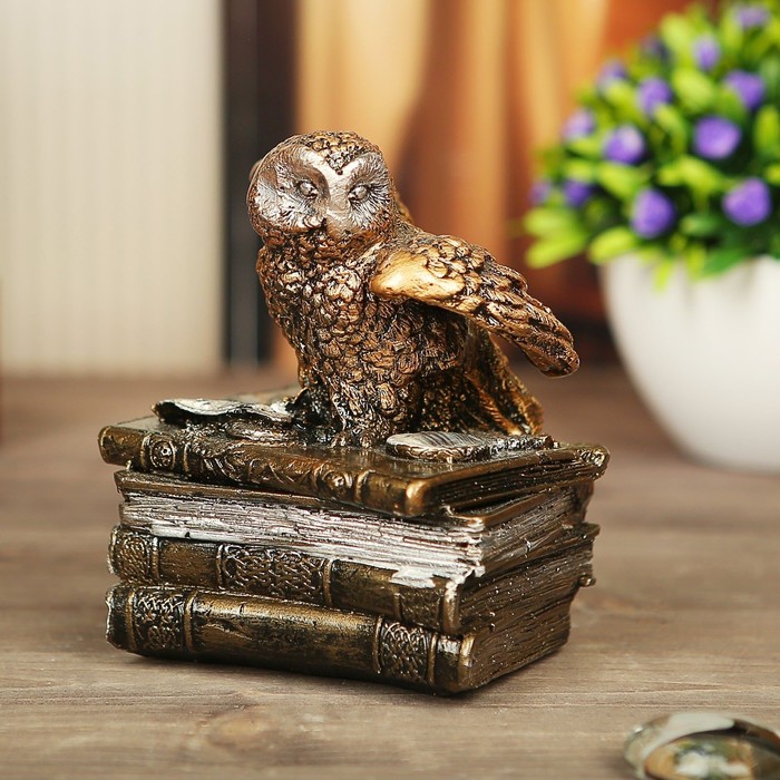 Сувенир "Сова №2" микро бронза