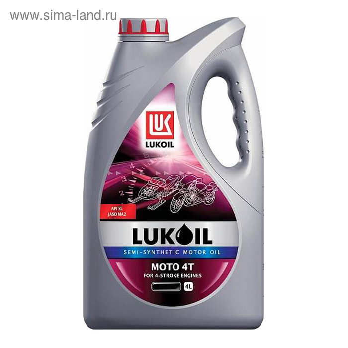 Моторное масло Лукойл Мото 4Т 5W-40, 4 л