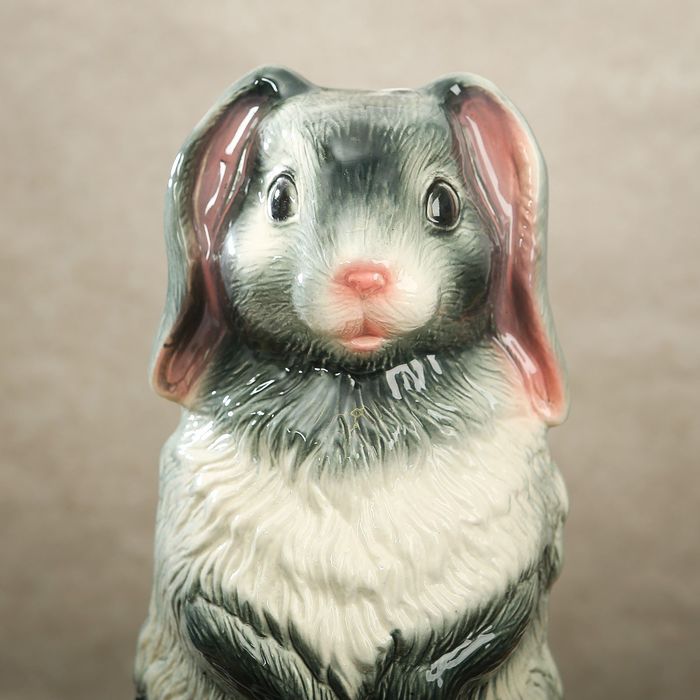 Садовая фигура "Семья зайцев" серая