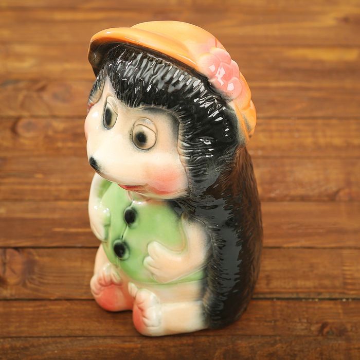 Садовая фигура "Ёжик в шляпе"