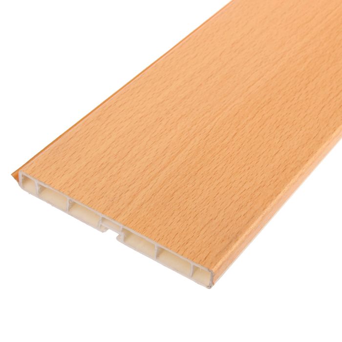 Цоколь, H=100 мм, L=4 м, ламинированный, фактурный, цвет бук