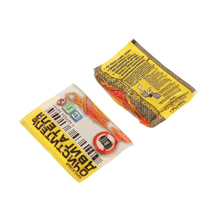 Порошковый очиститель двигателя ZEBRA, коробка, 15 пакетов по 20 гр