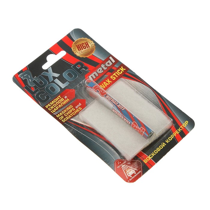 Восковой корректор ZEBRA LUX COLOR METAL, с аппликатором, зеленый