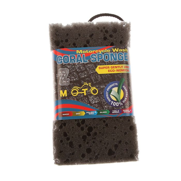 Губка ZEBRA, с подвеской, для мойки мотоцикла