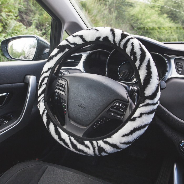 Декоративный чехол ZEBRA, из синтетической шерсти, расцветка "Зебра"