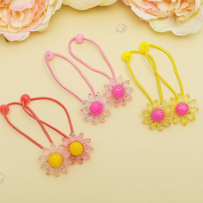 Резинка для волос "Блёстка" набор 6 шт