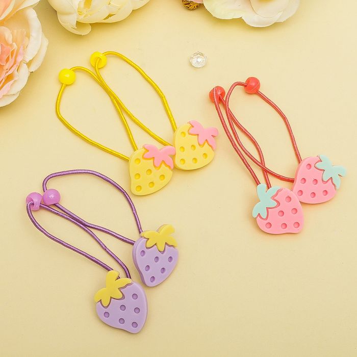 Резинка для волос "Нежность" набор 6 шт