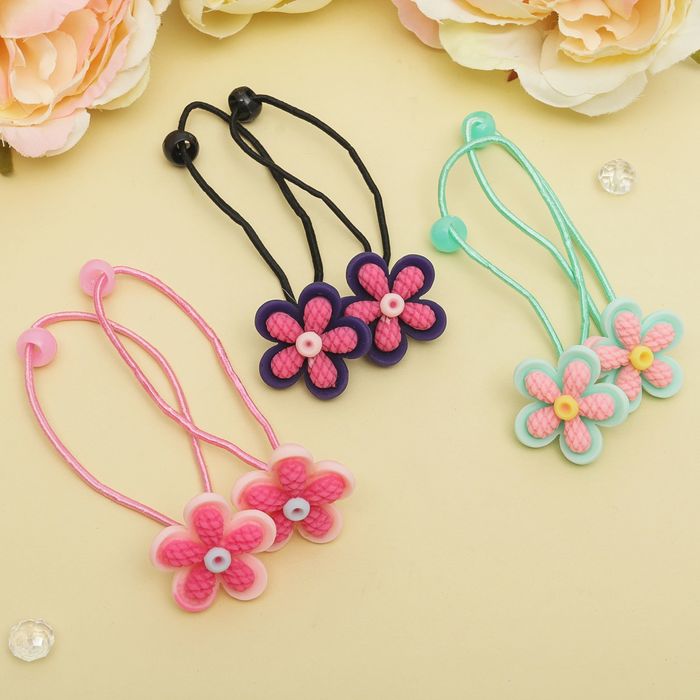 Резинка для волос "Нежность" набор 6 шт