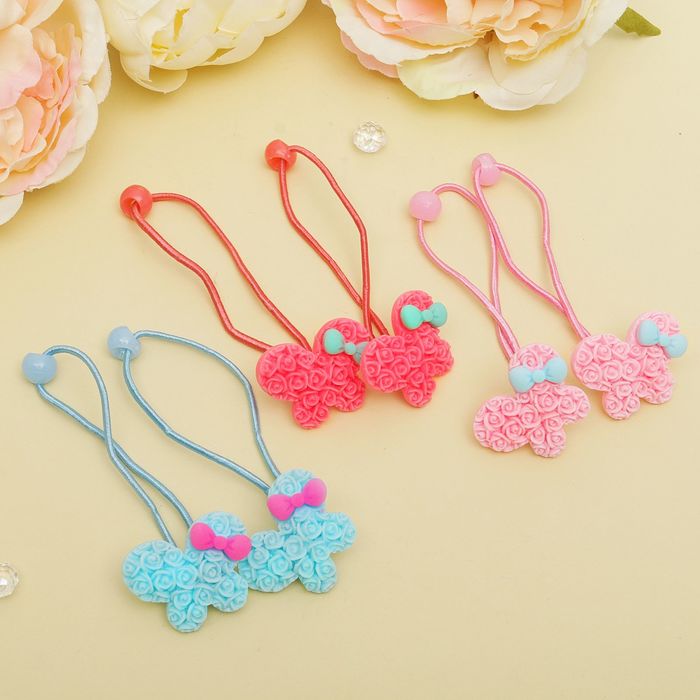 Резинка для волос "Кружева" набор 6 шт