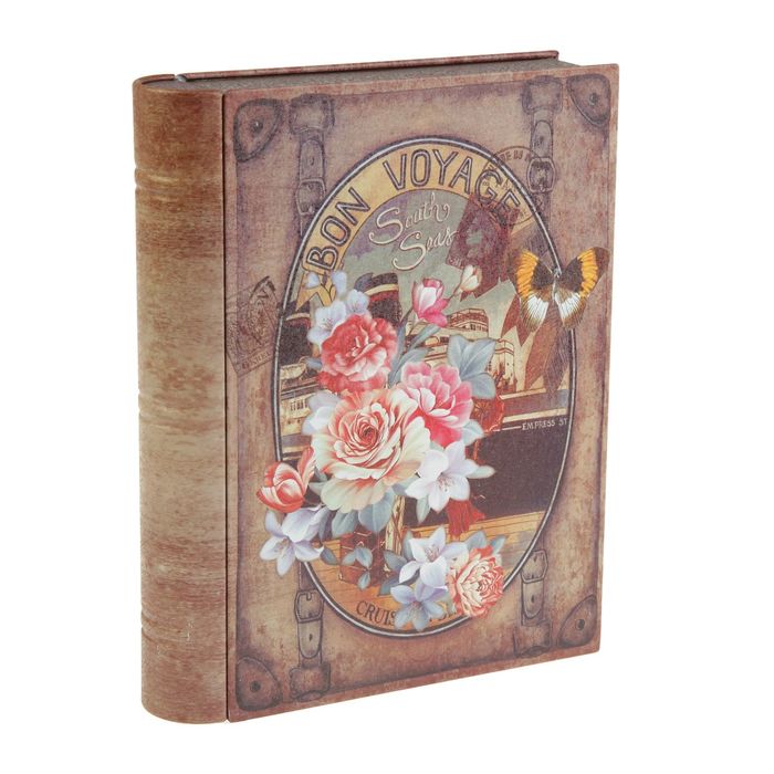 Шкатулка металл книга "Добрый путь" 19х14х4,2 см