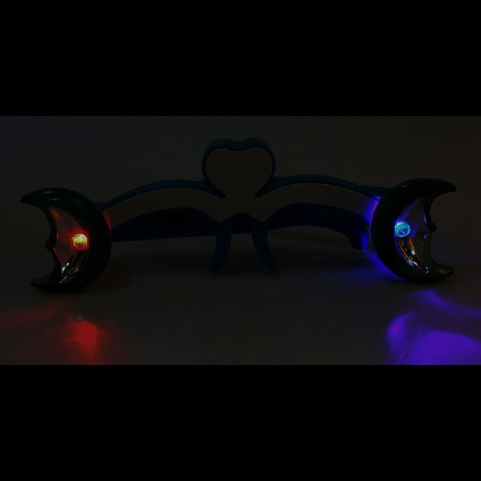 Очки-фонарь, луна по бокам, цвета МИКС