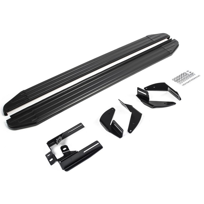 

Порог-площадка "Premium-Black" RIVAL, Toyota Hilux 2005-2015, с крепежом, A193ALB.5703.1