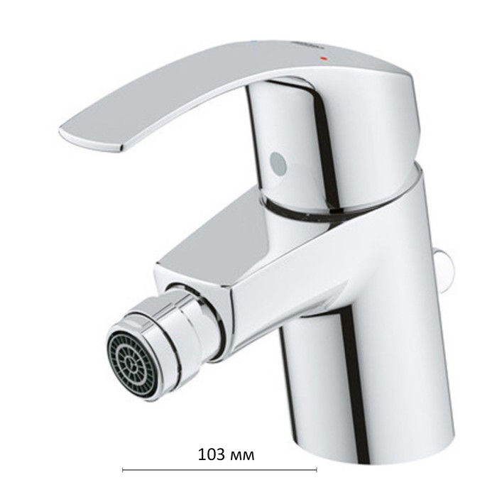 Смеситель для биде GROHE Eurosmart 2015 со сливным гарнитуром