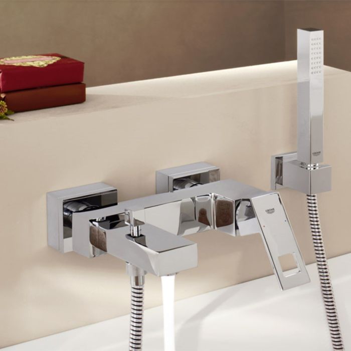 Смеситель для ванны GROHE Eurocube, настенный монтаж