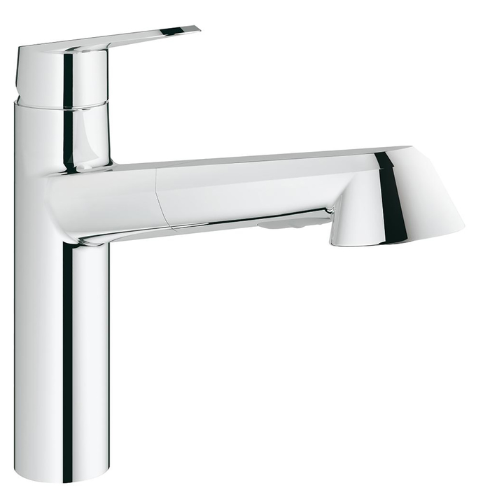 Смеситель для мойки GROHE Eurodisc Cosmopolitan с выдвижной лейкой