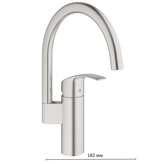 Смеситель для мойки GROHE Eurosmart, высокий излив