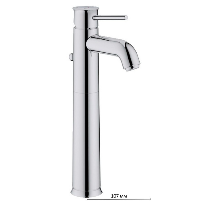 фото Смеситель для раковины grohe bauclassic, свободностоящий