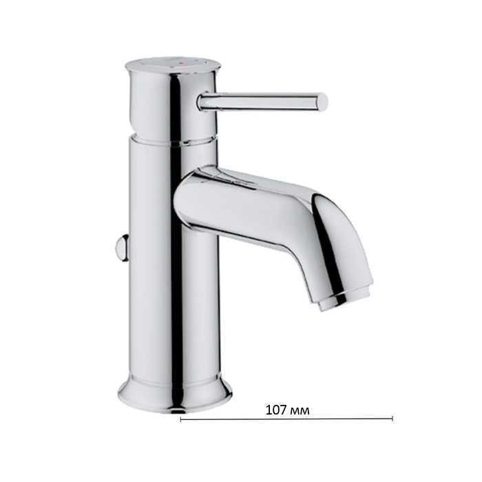 Смеситель для раковины GROHE BauClassic, сливной гарнитур