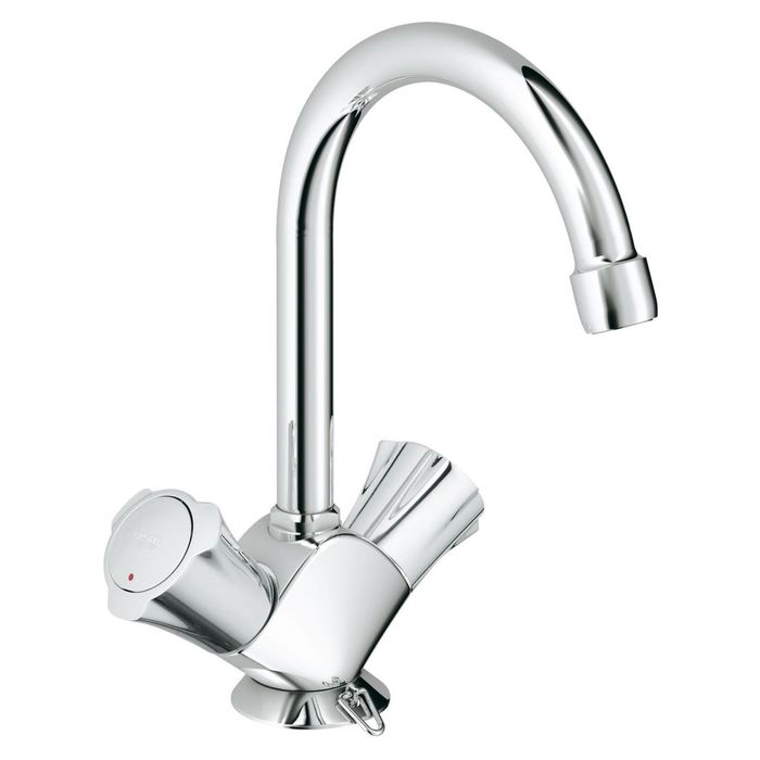Смеситель для раковины GROHE Costa L, высокий излив, цепочка