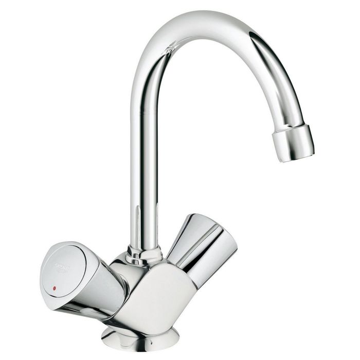 Смеситель для раковины GROHE Costa S, высокий излив, сливной гарнитур