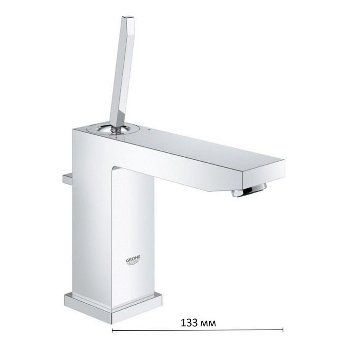 Смеситель для раковины GROHE Eurocube Joy, гладкий корпус, размер M