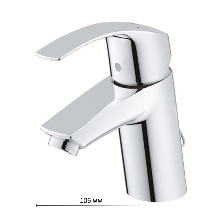 фото Смеситель для раковины grohe eurosmart 2015 с цепочкой