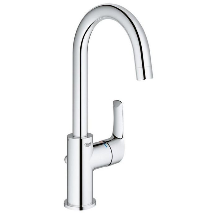 Смеситель для раковины GROHE Eurosmart New, со сливным гарнитуром, L-size
