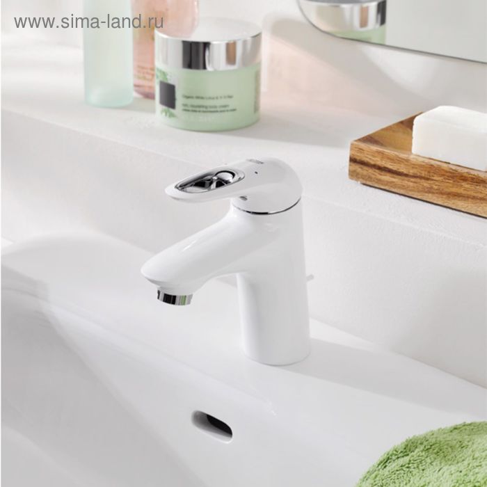 

Смеситель для раковины GROHE Eurostyle 2015, со сливным гарнитуром