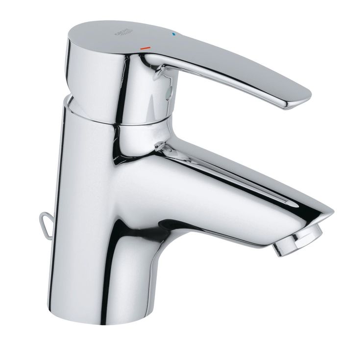 Смеситель для раковины GROHE Eurostyle, гибкая подводка, цепочка