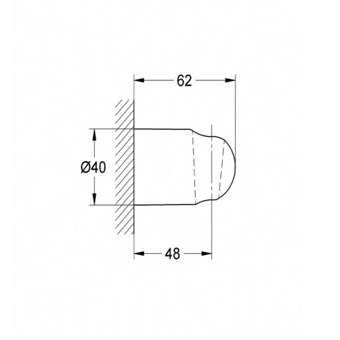 Держатель для душа GROHE настенный Relaxa Plus