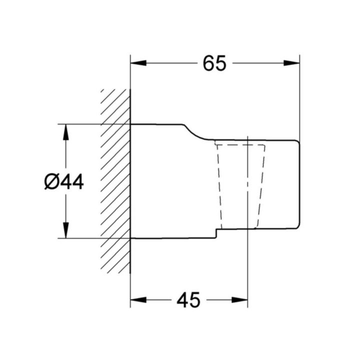Держатель для душа GROHE настенный Relaxa Plus