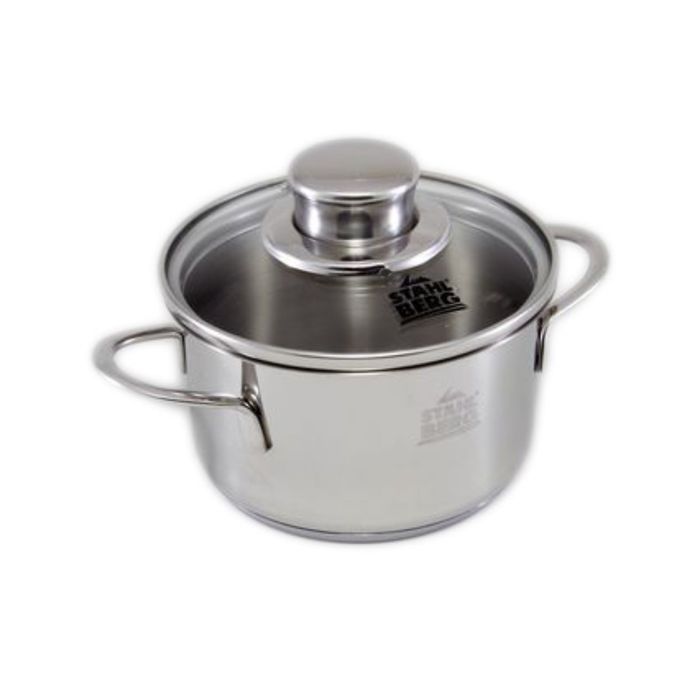 Кастрюля Mini, с крышкой, 12 х 7 см, 0,75 л