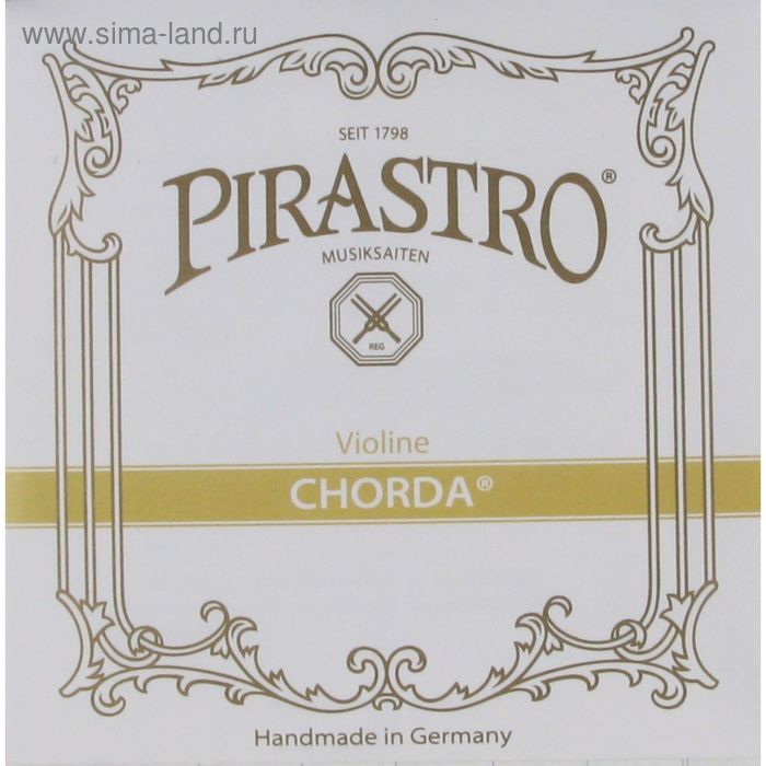 Отдельная струна Pirastro 112141 Chorda Violin Е/Ми для скрипки, жила 112141 ми chorda violin отдельная струна е ми для скрипки жила pirastro