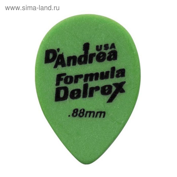 Медиаторы D`Andrea RD358-088 Formula Delrex 72 штуки, маленькая капля, матовая поверхность