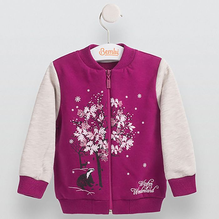 Жакет для девочки, рост 80 см,  цвет красный с серым КФ133_М