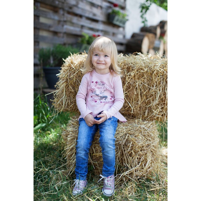 Джемпер для девочки, рост 74 см,  цвет розовый ФБ497_М