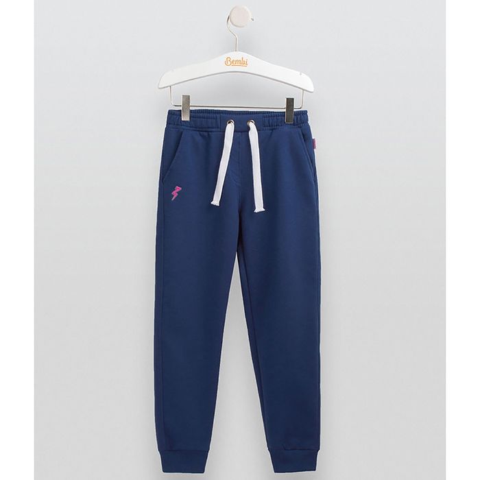 Брюки для девочки, рост 116 см,  цвет синий ШР433