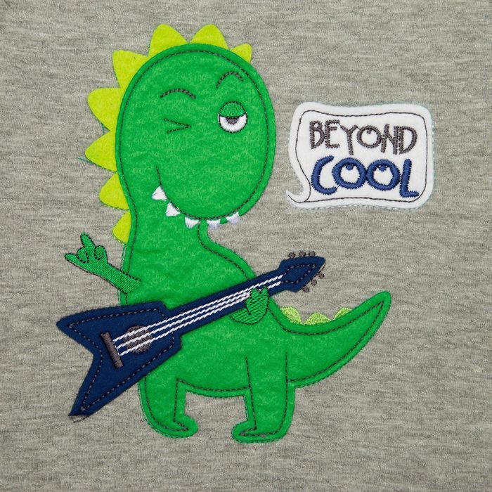 Джемпер для мальчика, рост 92 см, цвет синий с серым ДЖ149_М