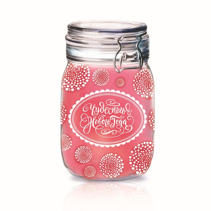 Наклейки на банки «Чудесного Нового Года», 10 х 11,5 см,