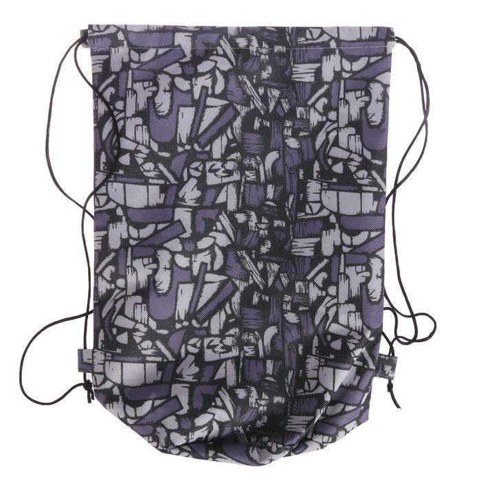 Сумка-мешок с нашивкой "Жить - значит действовать", 26 х 37,5 см