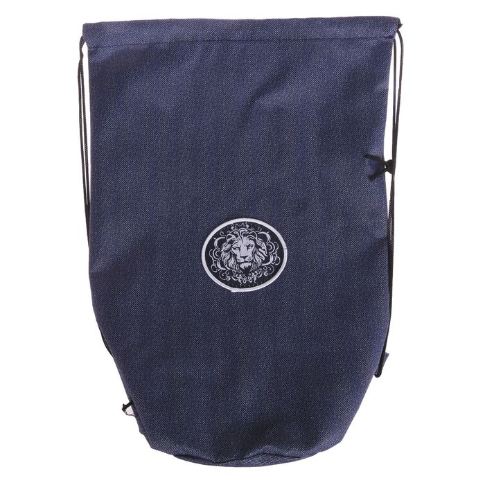 Сумка-мешок с нашивкой "Лев", 26 х 37,5 см